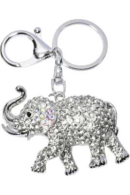 porte-cle éléphant Argent F244D2 