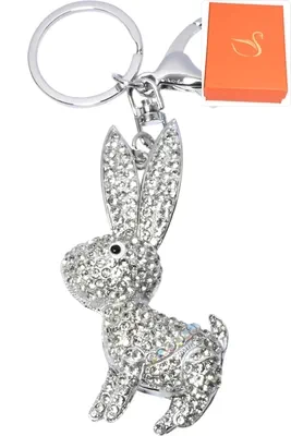 porte-cle lapin Argent F34019 
