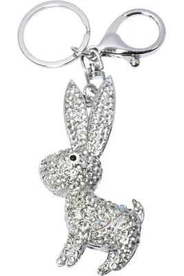 porte-cle lapin Argent F34019 