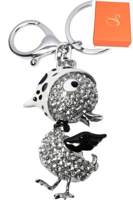 porte-cle canard Argent GWS257
