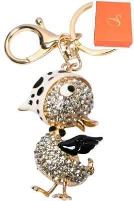 porte-cle canard Or GWS257 