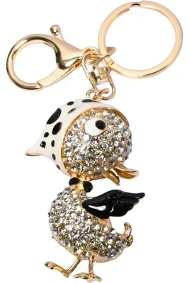 porte-cle canard Or GWS257 