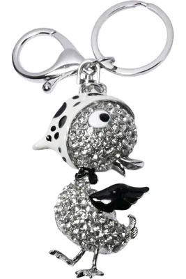 porte-cle canard Argent GWS257 