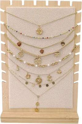 Collier en lots avec présentoire Or 1E0B1B 