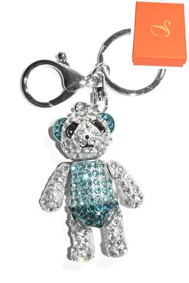 porte-cle coffret cadeaux panda Argent P3432 