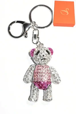 porte-cle coffret cadeaux panda Argent P3432 