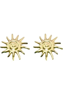 Boucle-d-oreille soleil Or 05D11F