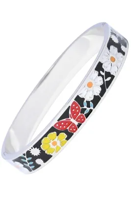 Jonc en émail Argent A00772 