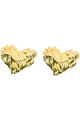 Boucle-d-oreille coeur Or B182D2