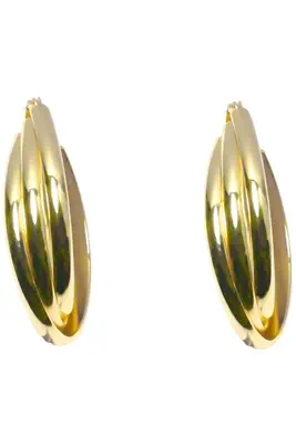 Boucle-d-oreille trio Or BB112C