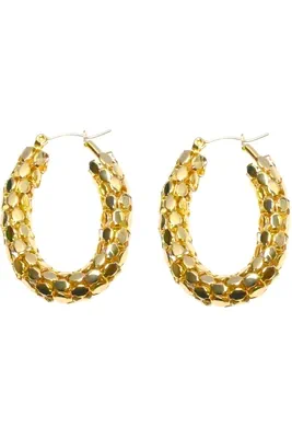 Boucle-d-oreille ovale Or C58AA0