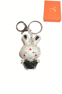 porte-cle Coffret cadeaux lapin Argent