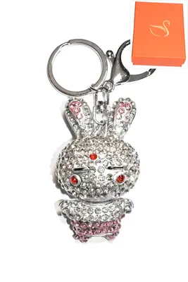 porte-cle Coffret cadeaux lapin Argent