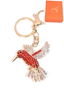 porte-cle Coffret cadeaux oiseaux Or