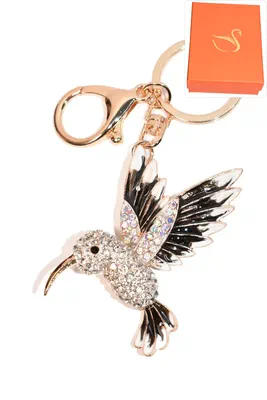 porte-cle Coffret cadeaux oiseaux Or