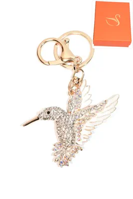 porte-cle Coffret cadeaux oiseaux Or