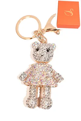porte-cle Coffret cadeaux ours Or