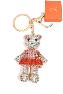 porte-cle Coffret cadeaux ours Or