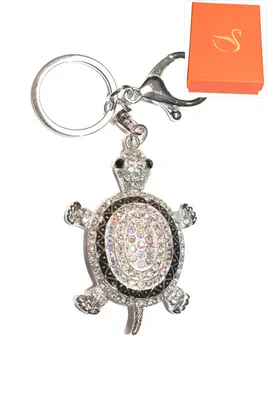 porte-cle Coffret cadeaux tortue Argent