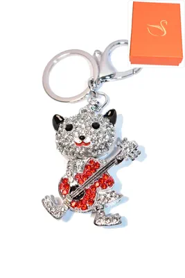 porte-cle Coffret cadeaux chat Argent