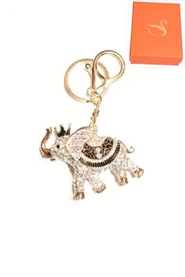 porte-cle Coffret cadeaux éléphant Or