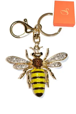 porte-cle Coffret cadeaux abeille Or 21FD43 