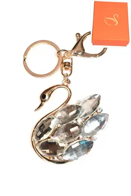 porte-cle Coffret cadeaux cygne Or
