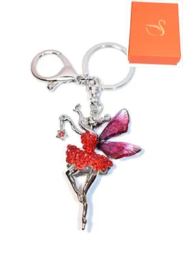 porte-cle Coffret cadeaux fée Argent