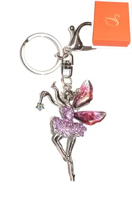 porte-cle Coffret cadeaux fée Argent
