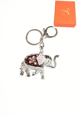 porte-cle Coffret cadeaux éléphant Argent