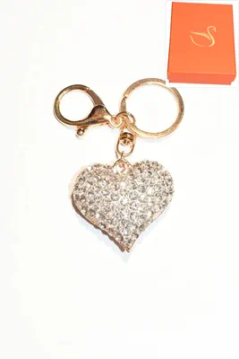 porte-cle Coffret cadeaux coeur Or 2A1B39 