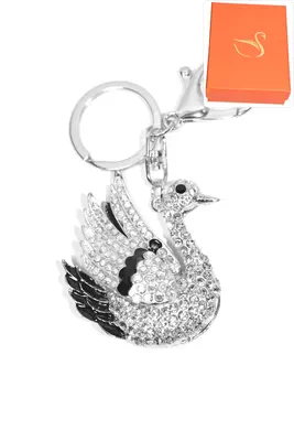 porte-cle Coffret cadeaux cygne Argent