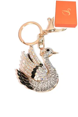 porte-cle Coffret cadeaux cygne Or