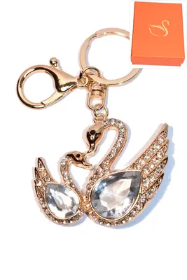 porte-cle Coffret cadeaux cygne Or