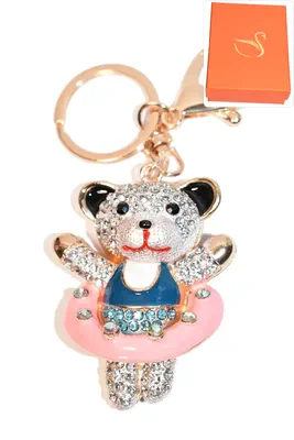 porte-cle Coffret cadeaux ours Or