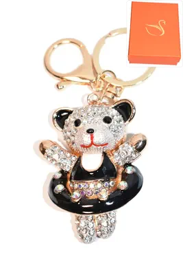 porte-cle Coffret cadeaux ours Or