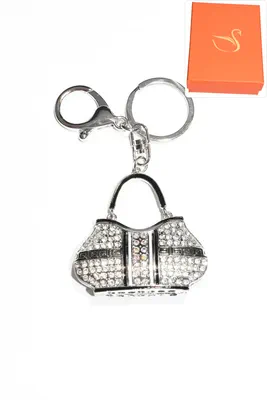 porte-cle Coffret cadeaux sac Argent
