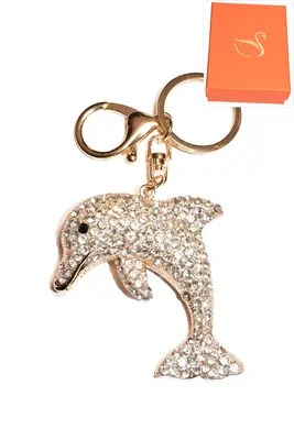porte-cle Coffret cadeaux dauphin Or