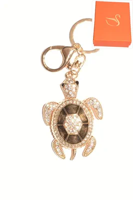 porte-cle Coffret cadeaux tortue Or