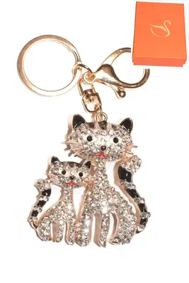 porte-cle Coffret cadeaux chat Or