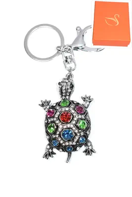 porte-cle Coffret cadeaux tortue Argent