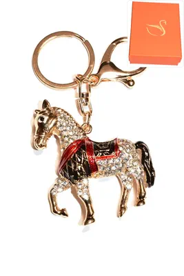 porte-cle Coffret cadeaux cheval Or