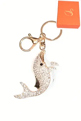 porte-cle Coffret cadeaux poisson Or