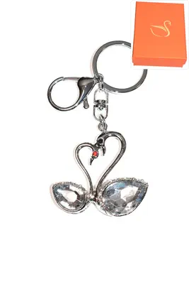 porte-cle Coffret cadeaux cygne Argent