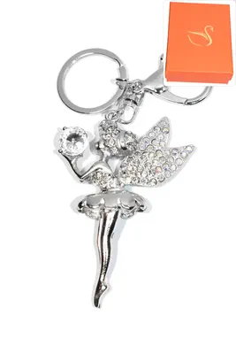 porte-cle Coffret cadeaux fée Argent