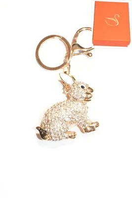 porte-cle Coffret cadeaux lapin Or