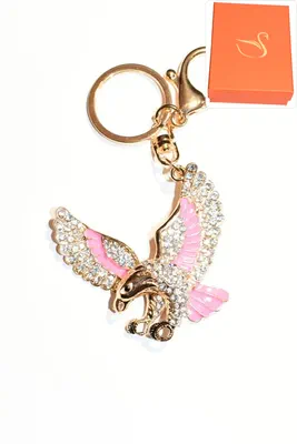 porte-cle Coffret cadeaux oiseaux Or