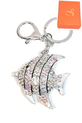 porte-cle Coffret cadeaux poisson Argent