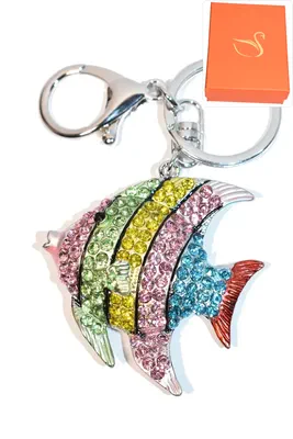 porte-cle Coffret cadeaux poisson Argent
