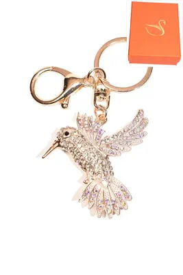 porte-cle Coffret cadeaux oiseaux Or